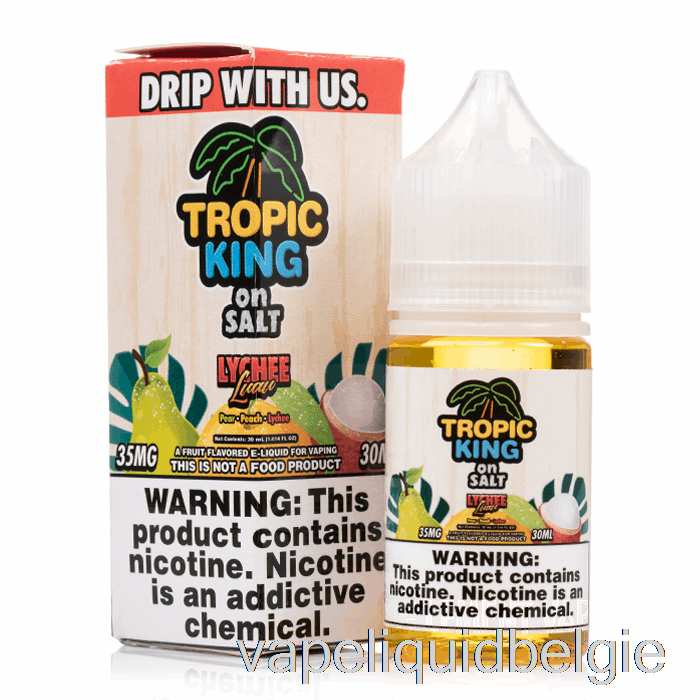 Vape Smaken Lychee Luau - Tropische Koning Op Zout - 30ml 35mg